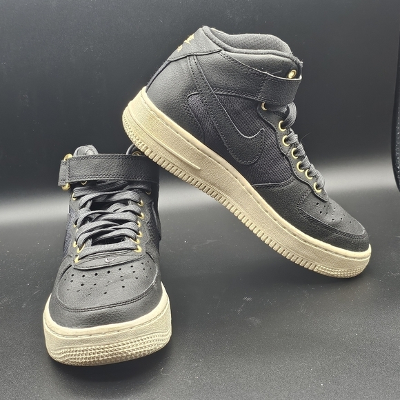 Nike Air Force 1 Mid LV8 GS 'Anthracite' - Picture 8 of 9